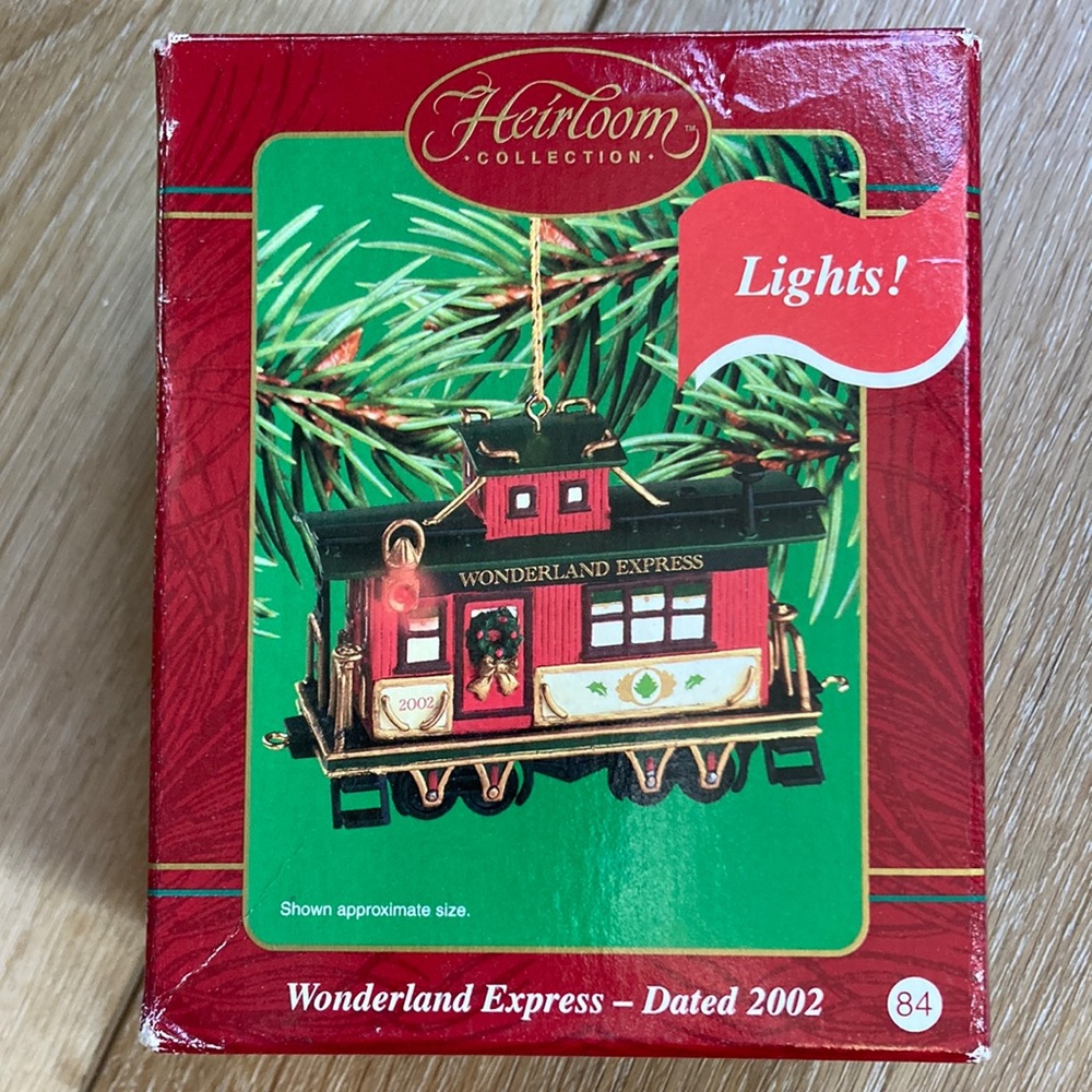Carlton Cards Heirloom Collection Ornament "Wonderland Express" 2002 #7